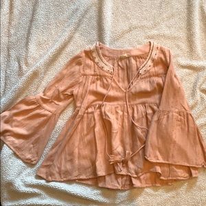 Altar’d State Peach babydoll top